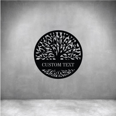 Outdoor Circle Frame 7 with Custom Text - Design11
