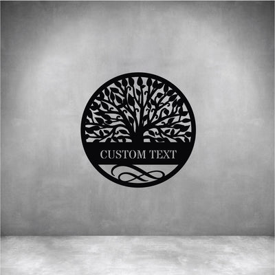 Outdoor Circle Frame 8 with Custom Text - Design11