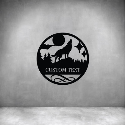 Outdoor Circle Frame 9 with Custom Text - Design11