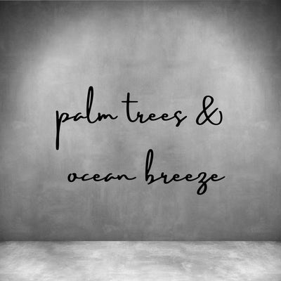 Palm trees & Ocean breeze - Design11