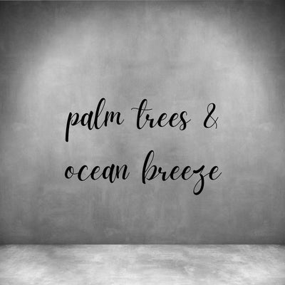 Palm trees & Ocean breeze - Design11