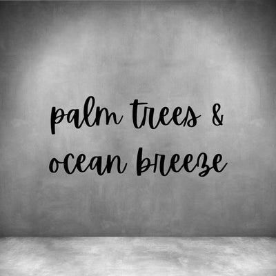 Palm trees & Ocean breeze - Design11