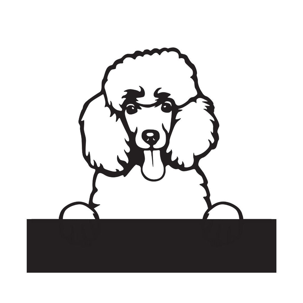 Poodle with Custom Text – Design11