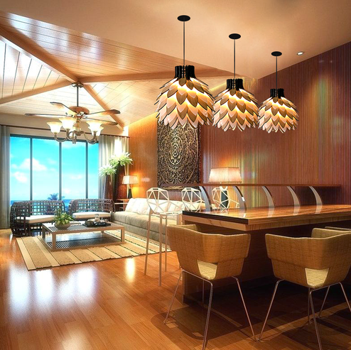 Protea Open Light | Precision Laser Cut Pendant Light – Design11