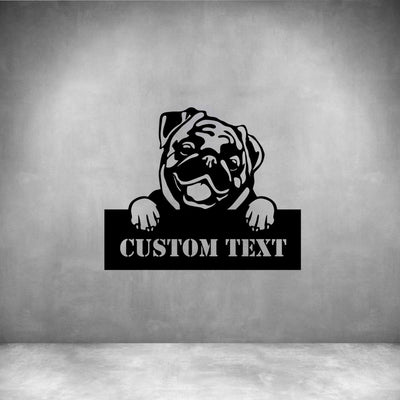 Pugs with Custom Text - Design11