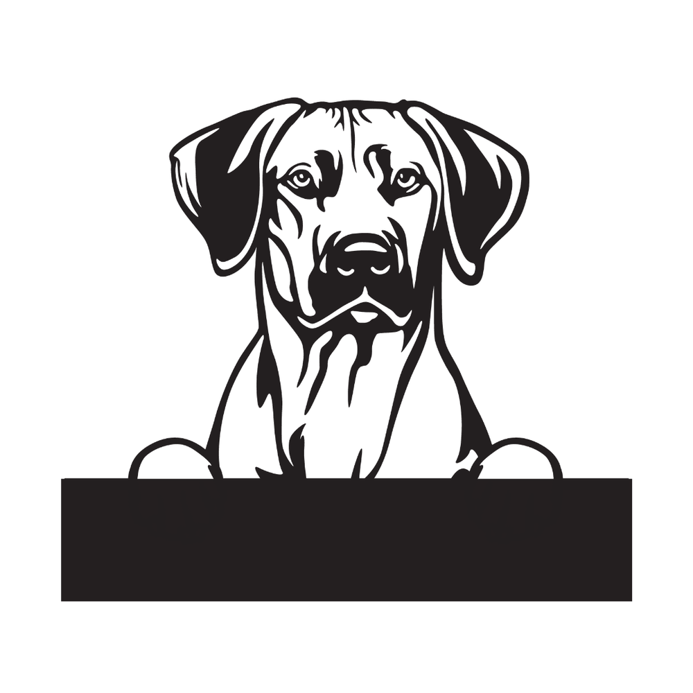 Rhodesian Ridgebacks with Custom Text – Design11