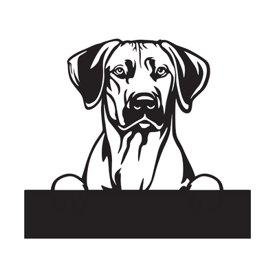 Rhodesian Ridgebacks with Custom Text - Design11