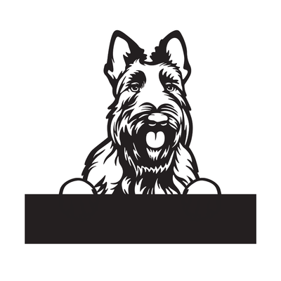 Scottish Terriers with Custom Text - Design11