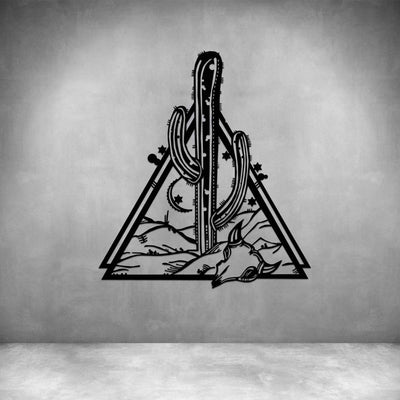 Single Cactus in Triangle - Design11