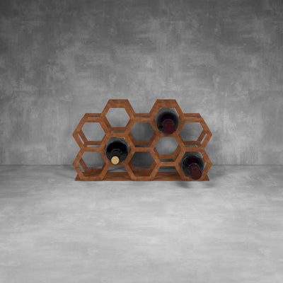 Small Standing Wine Display - Design11
