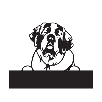 St. Bernards with Custom Text - Design11