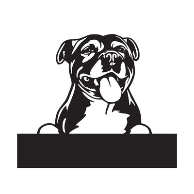 Staffordshire Bull Terrier with Custom Text - Design11