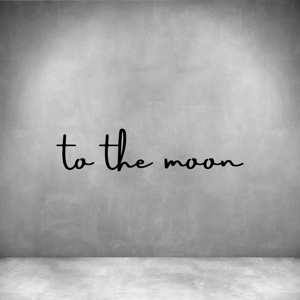 To the moon