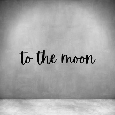 To the moon