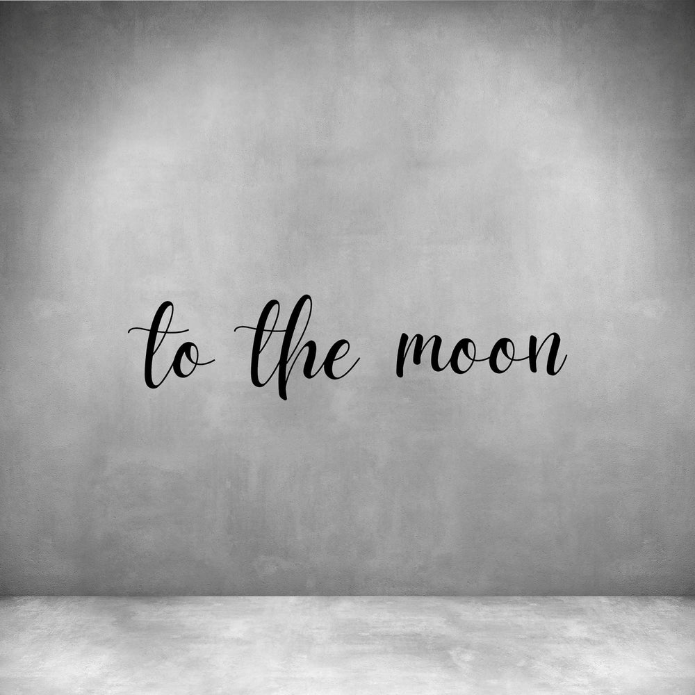 To the moon