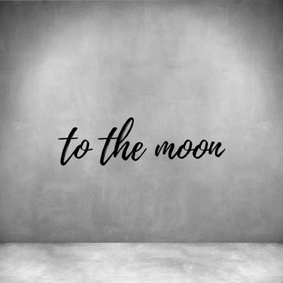 To the moon