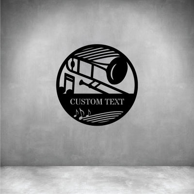 Trumpet 1 with Custom Text - Design11