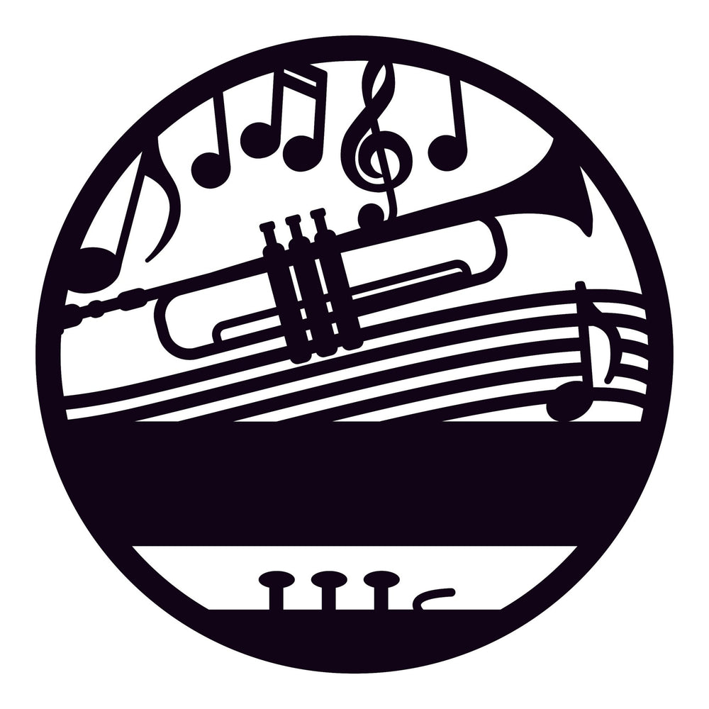 Trumpet 2 with Custom Text – Design11