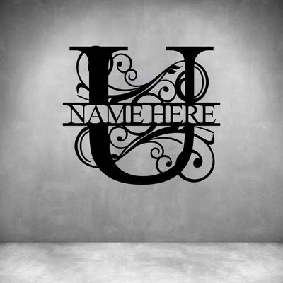 U - Alphabet Personalized Monograms - Design11