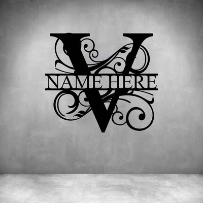 V - Alphabet Personalized Monograms - Design11