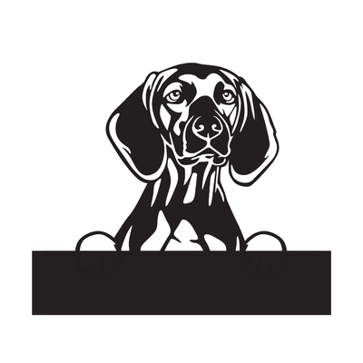 Vizslas with Custom Text - Design11