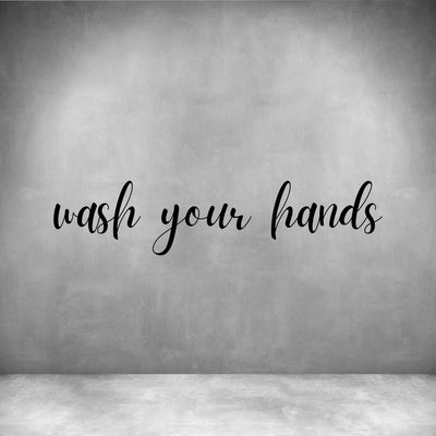 Wash your hands