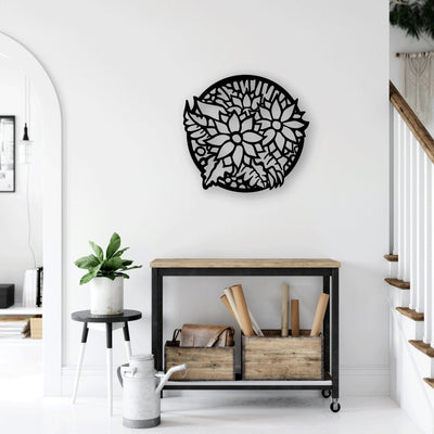 Wild Flowers in Circle - Design11