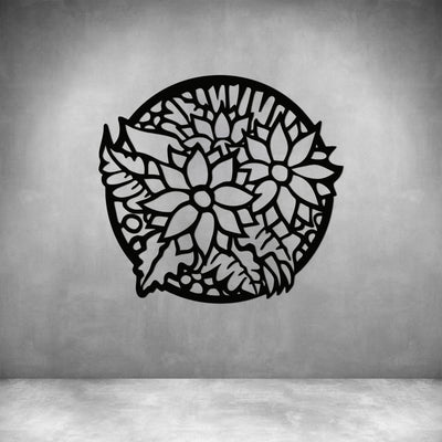 Wild Flowers in Circle - Design11