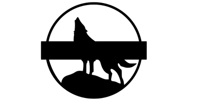 WOLF WITH CUSTOM TEXT - Design11