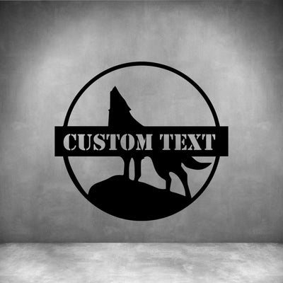 WOLF WITH CUSTOM TEXT - Design11