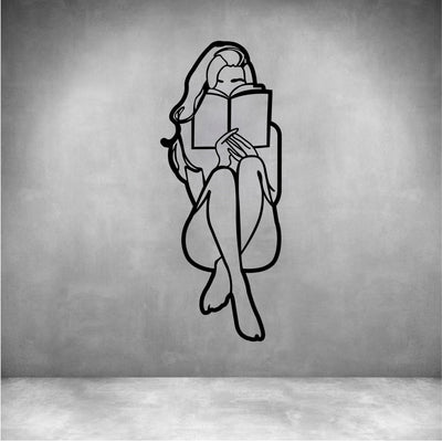 Woman reading book - Design11