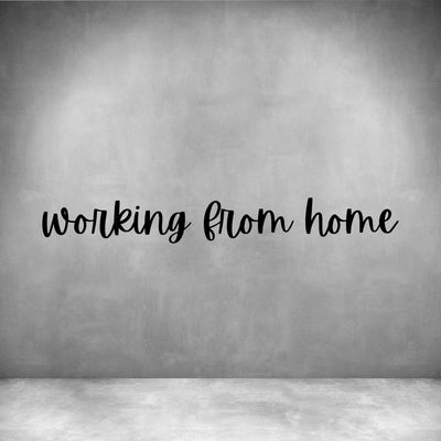 Working from home
