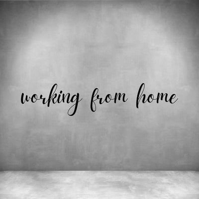 Working from home