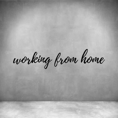 Working from home