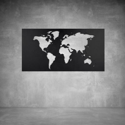 World Map Wall Art - Design11