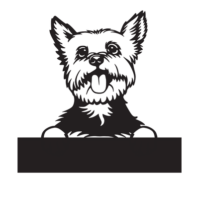 Yorkie with Custom Text - Design11